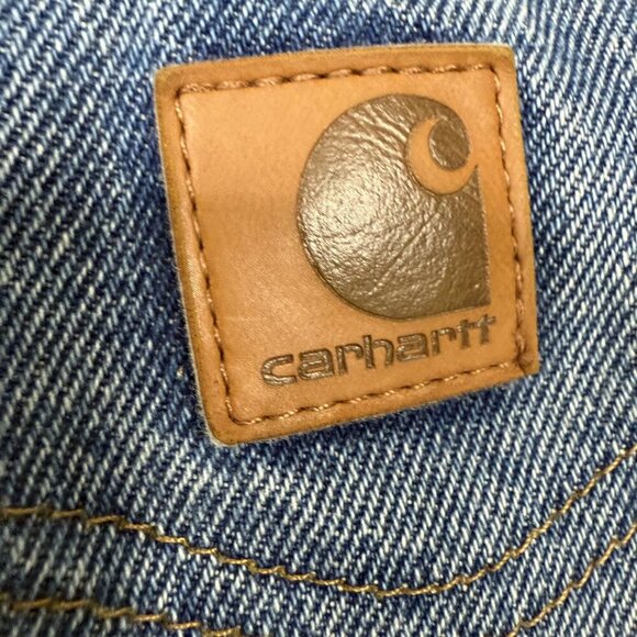 Carhartt Jeans Men's 40X34 Traditional Fit Blue Straight Leg Light Wash 5 Pocket - Picture 10 of 10